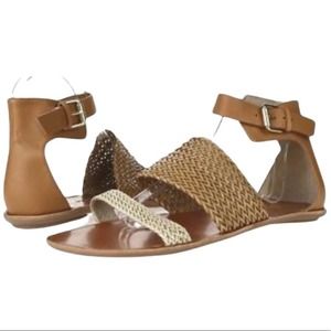 LULU-CV ANKLE FLATS SANDALS SIZE 9M